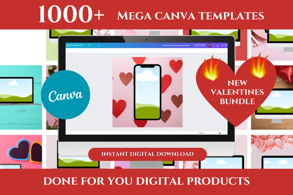 1000+ Mega Canva Templates Bundle: Elevate Your Design Workflow