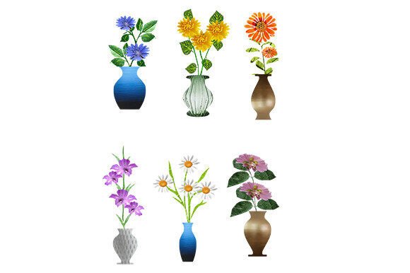 A Set of Flowers in a Vase: Elevate Your Creative Projects