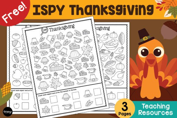 Creative Design Assets: The Free ISPY Thanksgiving Collection