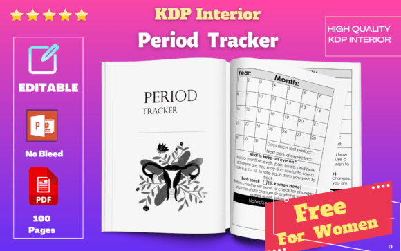 Elevate Your Brand with the Period Journal Tracker Log KDP Interior
