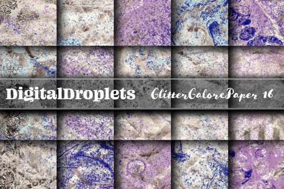 Glitter Galore Papers V. 16 | Collection: A Designer's Textured Toolkit