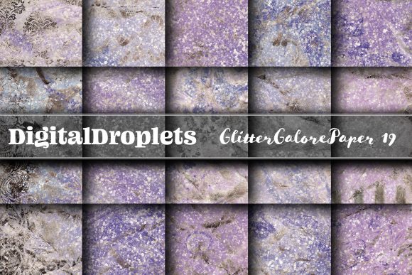 Glitter Galore Papers V. 19 | Collection: Elevate Your Design Projects