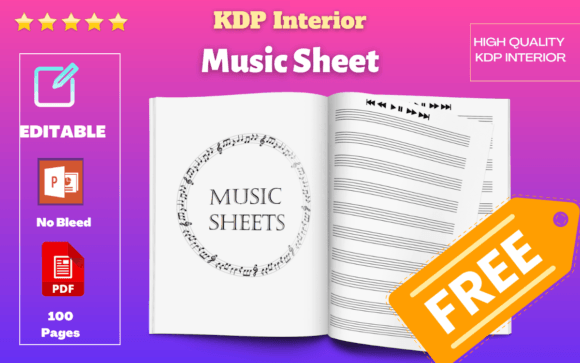 Printable Sheet Music for Letter: A Designer's Template