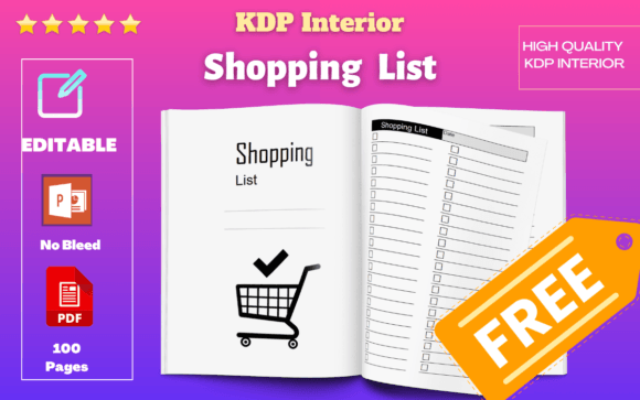 Shopping Planner & Shopping List: A Designer's Tool for Organized Living
